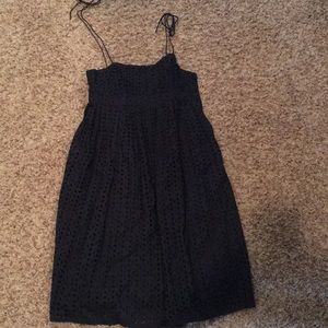Gap navy eyelet dress